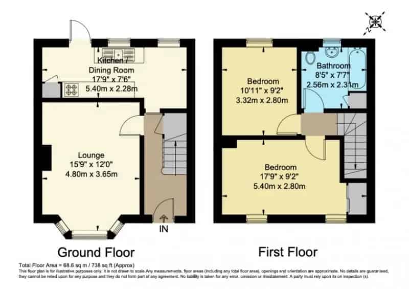 2 Bedroom Terraced House For Sale