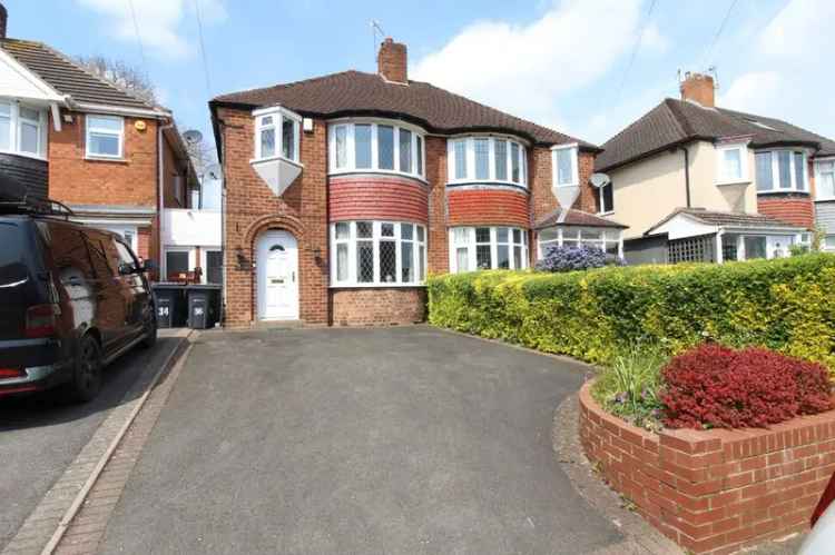 3 Bedroom Semi Detached House Birmingham B26