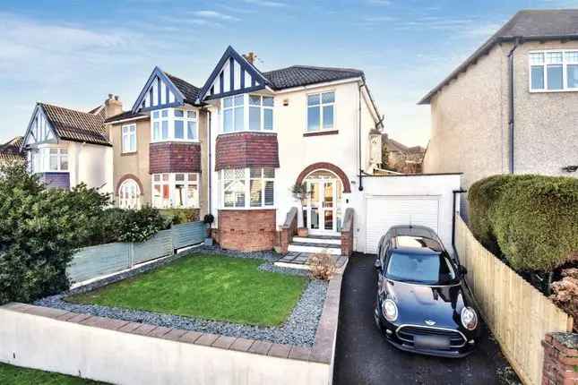 Semi-detached house for sale in Hill Grove, Henleaze, Bristol BS9