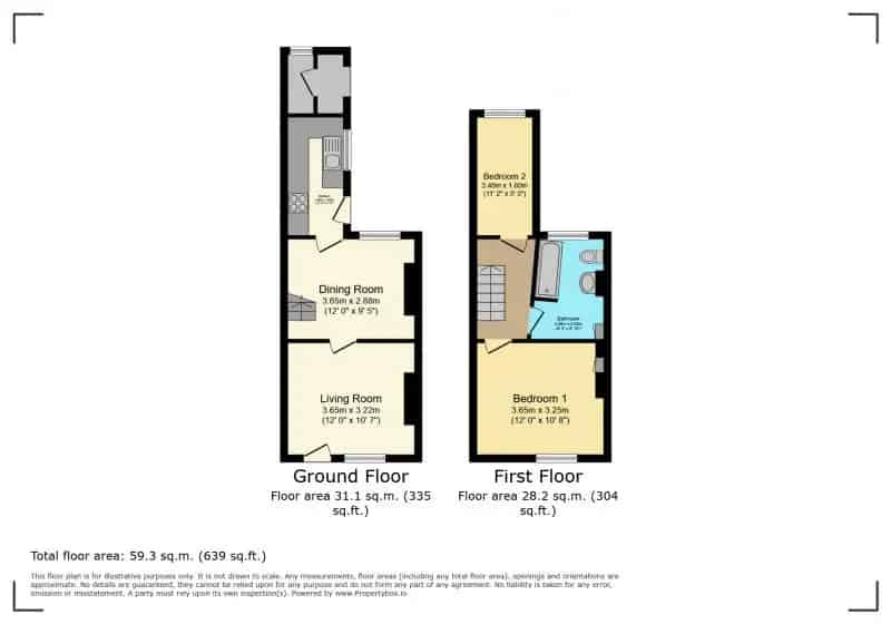 2 Bedroom Terraced House For Sale