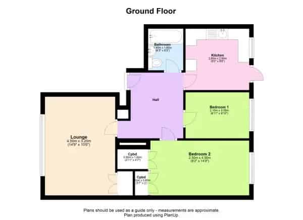 55 Plus Bungalow - 2 Beds, Private Gardens, Parking