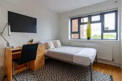 51m² Single Room Flat London with Study Desk and WiFi