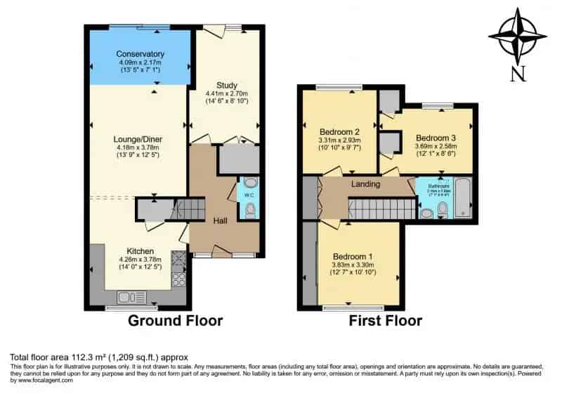 3 Bedroom Terraced House Extended with Garage and Landscaped Garden