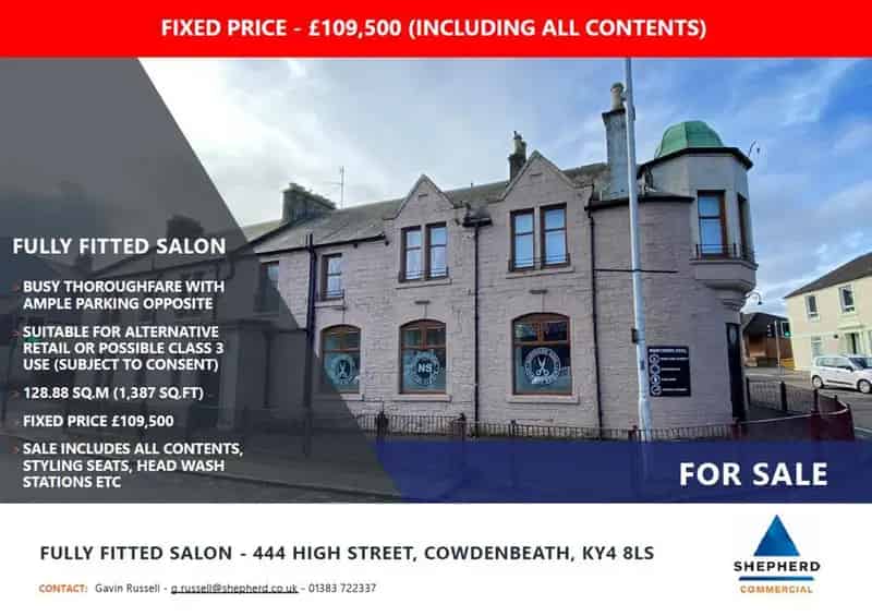 Fully Fitted Salon For Sale Ample Parking Suitable Retail