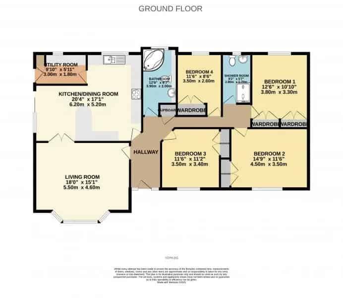 4 Bedroom Detached Bungalow Closeburn Panoramic Views