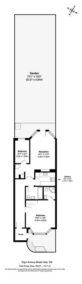 2 Bedroom Garden Apartment Maida Vale