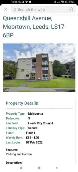 Three Bedroom Ground Floor Maisonette