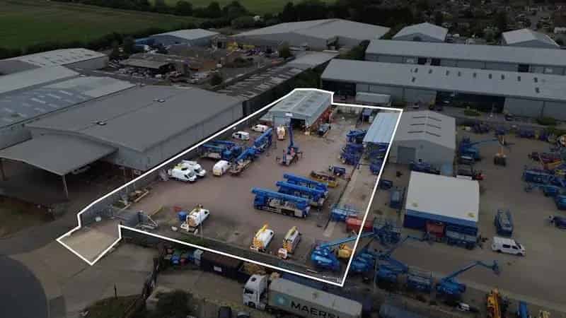 1-Acre Secure Industrial Compound M1 Access Storage Distribution B8