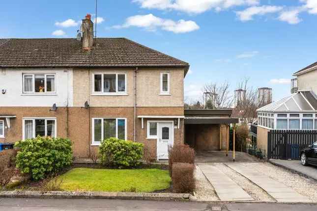 End terrace house for sale in Hallydown Drive, Jordanhill G13