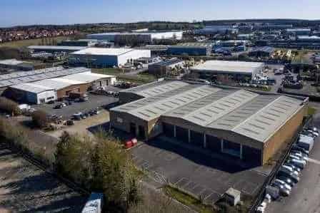 Industrial Warehouse with Modern Offices and Solar PV