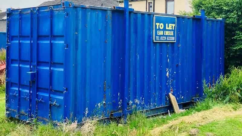 Container Unit in Quiet Residential Area