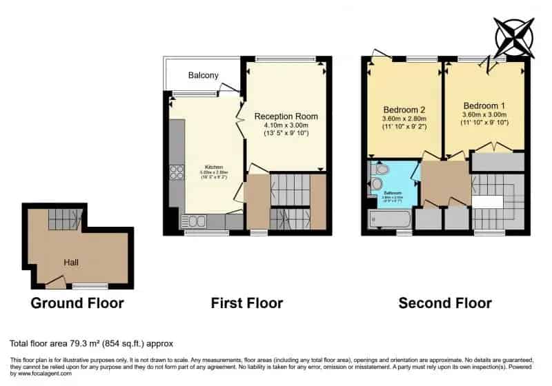 2 Bedroom Maisonette Near Broadway Market