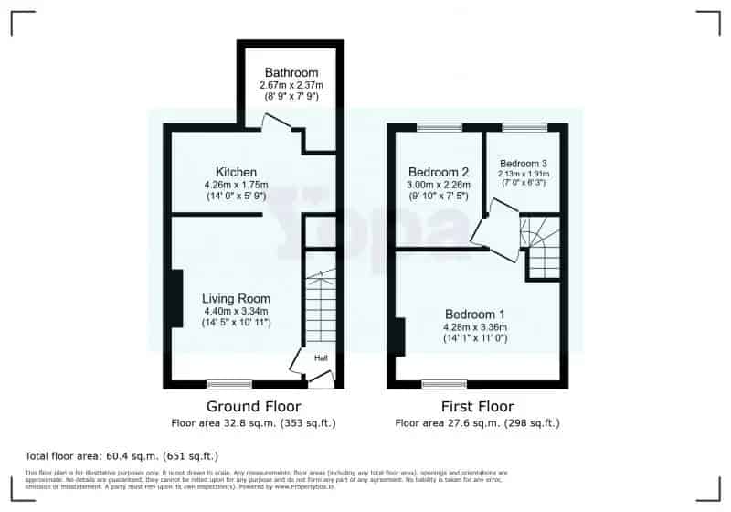3 bedroom  Terraced house
