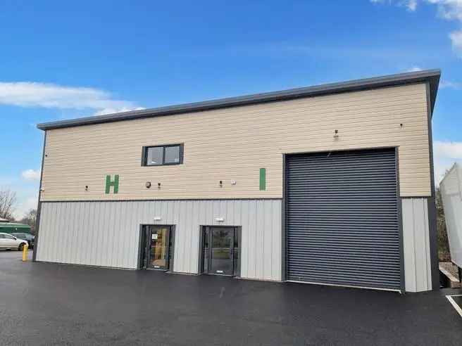 Semi Detached Steel Portal Frame Industrial Unit with Mezzanine