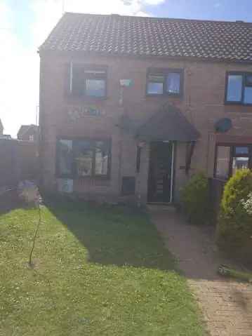 Three Bed Semi Detached House Driveway Garden