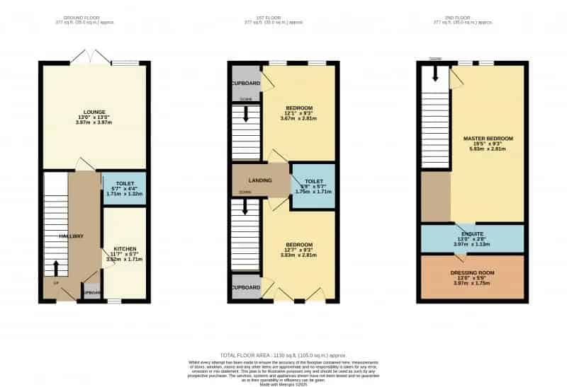 3 Bedroom Townhouse Near Maryhill Train Station