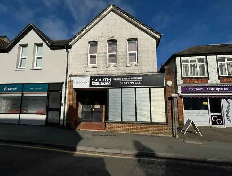 Freehold Commercial Premises with Flat Caterham