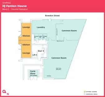 1 room flat of 25 m² in Sheffield