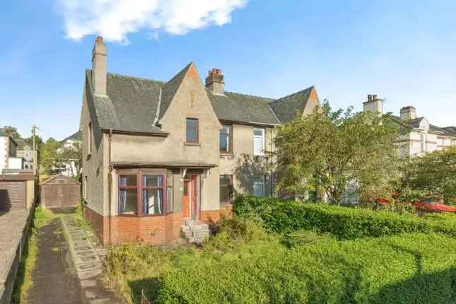 Semi-detached house for sale in Baronald Drive, Glasgow G12