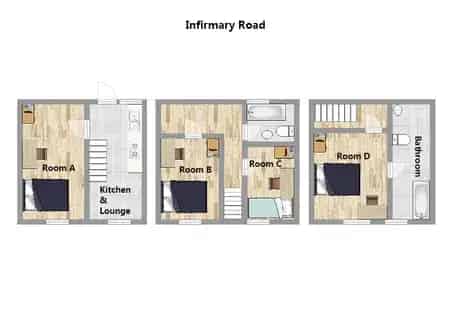 4 Bedroom House 32m² Sheffield Near Aldi Tesco