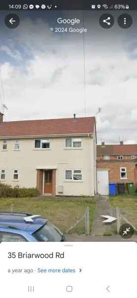 Large 2 Bed House with Gardens and Parking Potential