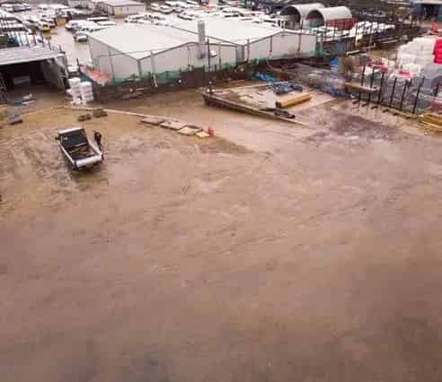 Riverfront Secure Storage Site with Workshop and Pontoon