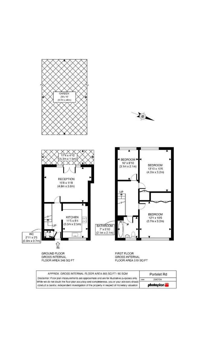 3 Bedroom Maisonette House to Rent
