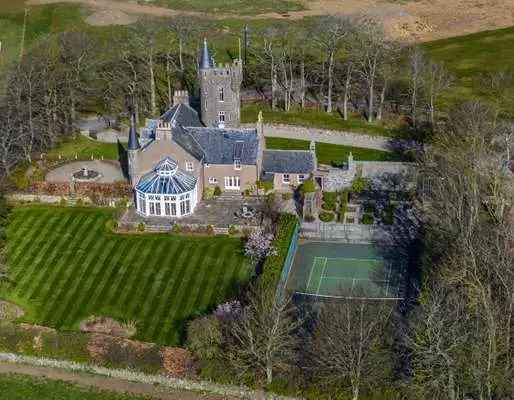 Harlaw House: Stunning 4-Bedroom Home with Tennis Court and Outbuildings