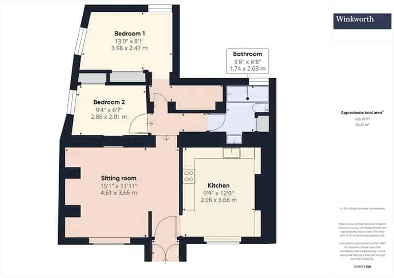2 Bedroom Ground Floor Flat Halberton
