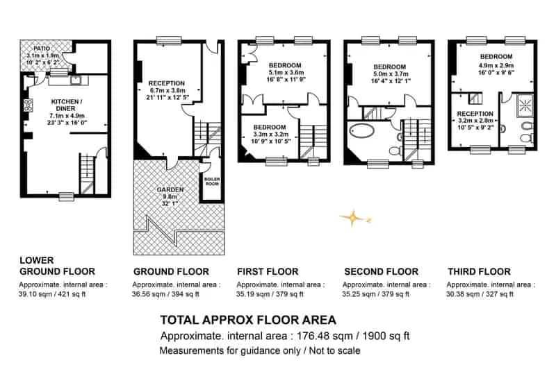 4 Bedroom Georgian House to Rent in Camberwell