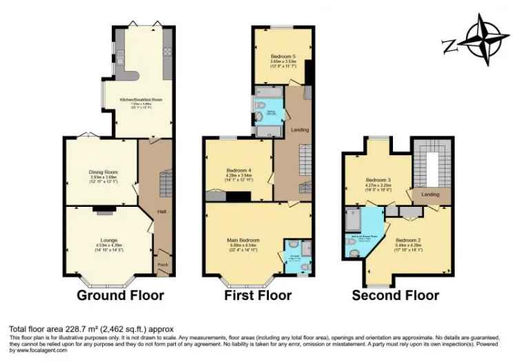 5 Bedroom Semi Detached House For Sale