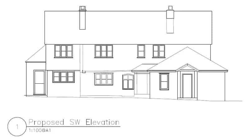 4 Bedroom House Blacknest Planning Permission Granted