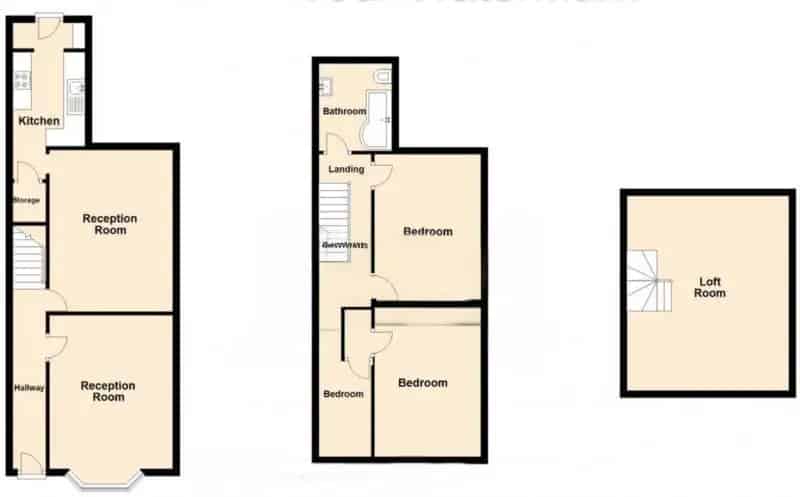 3 bedroom  Terraced house