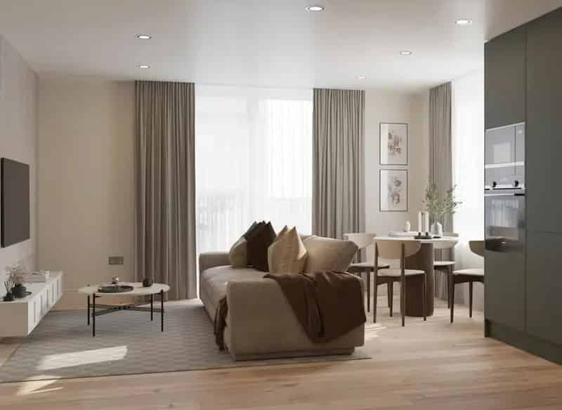 Twickenham Square Apartment Two Double Bedrooms Parking