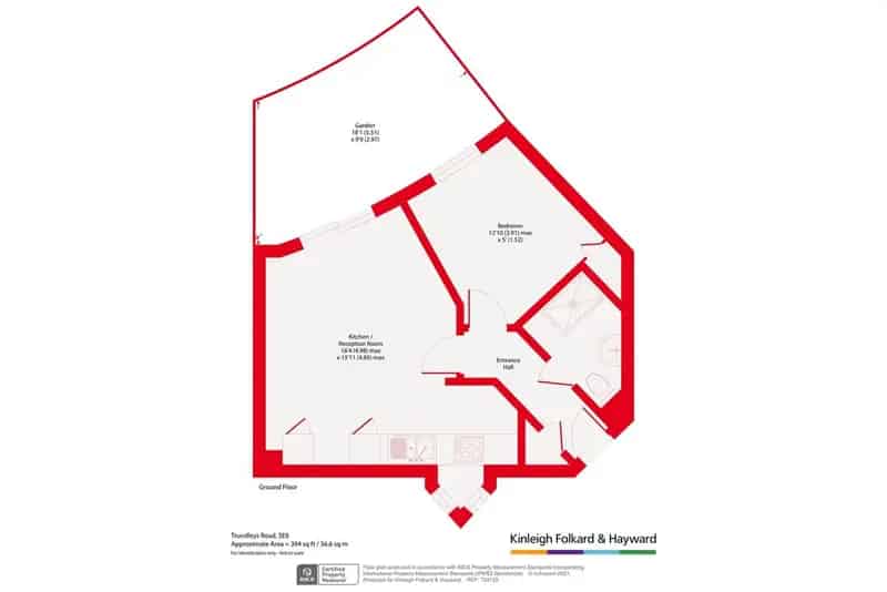 One Bedroom Ground Floor Flat in Secure Gated Development Zero Deposit