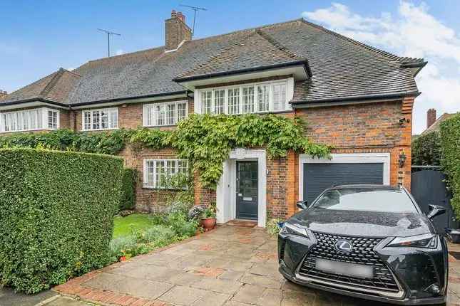 Semi-detached house for sale in Ossulton Way, London N2