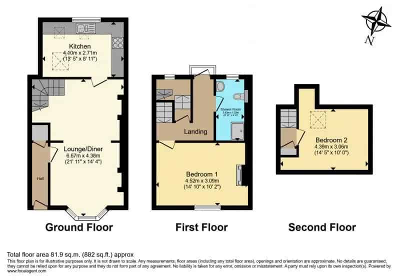 2 Bedroom Terraced House with River Views