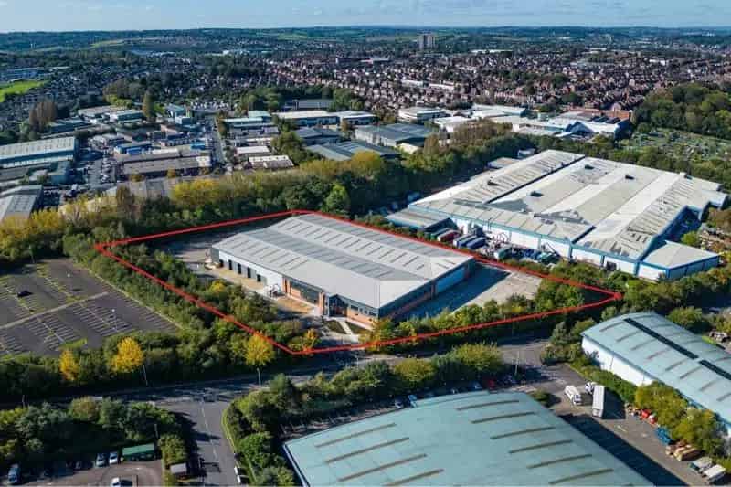 Modern Detached Logistics Warehouse Unit