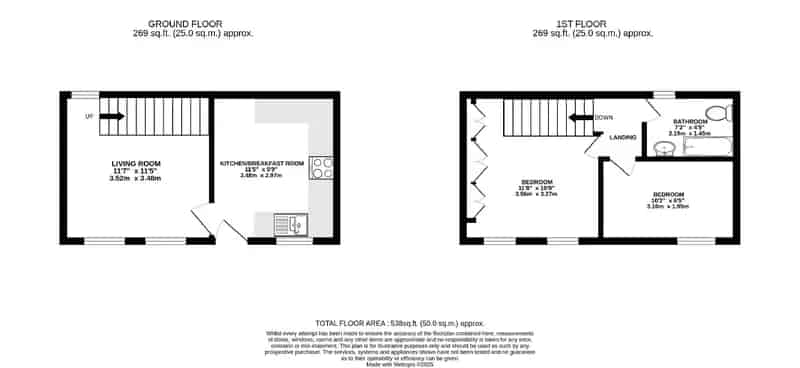 2 Bed Georgian Cottage For Sale