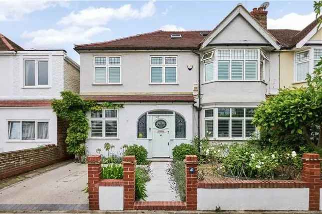 Semi-detached house for sale in Lowther Road, Barnes, London SW13