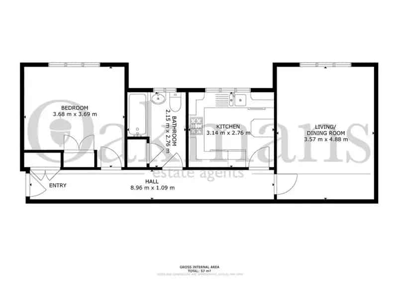 1 Bedroom Flat for Sale Modern Auction Investor First Time Buyer