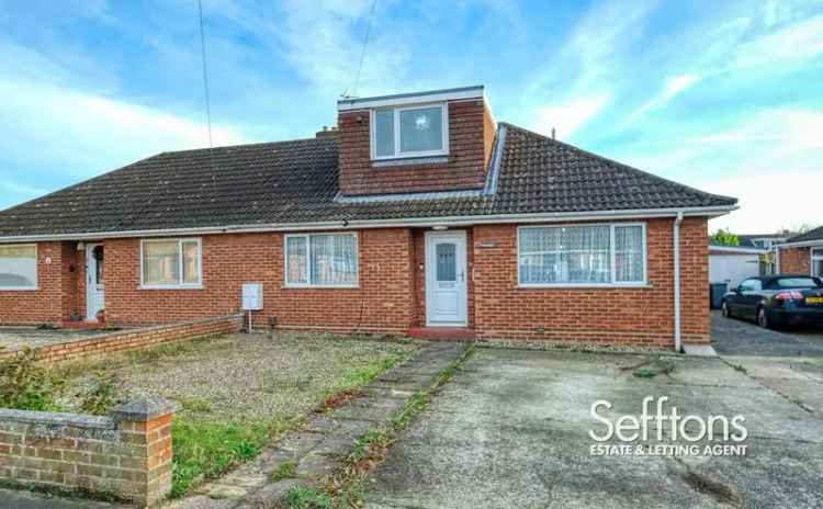 2 bedroom semi-detached bungalow for sale