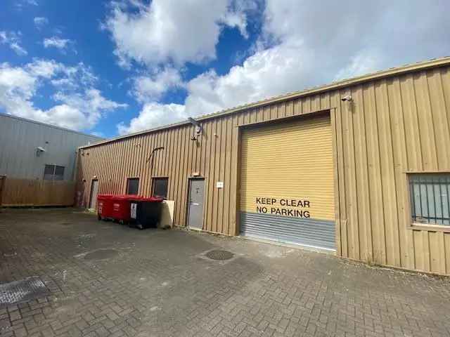 Steel Framed Workshop with Mezzanine Office and 5 Parking Spaces