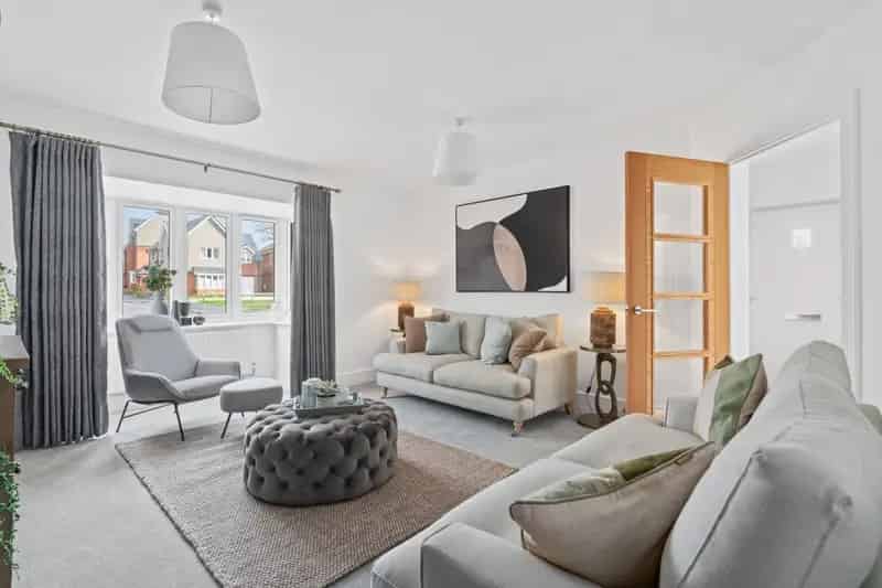 The Bolderbury Plot 55 3 Bed House with Garage and Garden