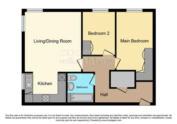 2 Bed Ground Floor Apartment Pelham Waterside NG2