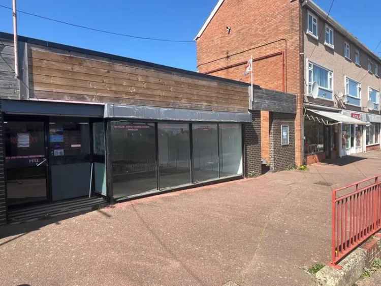 Ground Floor Shop To Let Exeter Residential Area