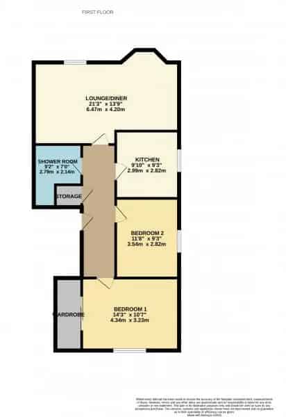 2 Bedroom Flat Near Town Centre
