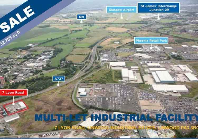Industrial Unit For Sale - Linwood - High NIY