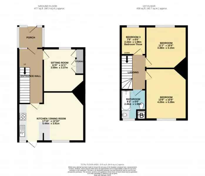 3 bedroom  Terraced house