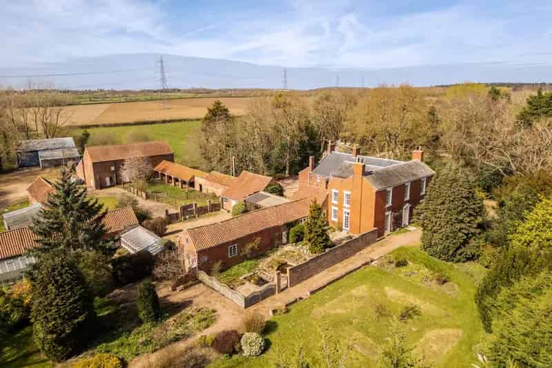 Whisby Hall Farm: Grade II Listed Manor House with Farm Buildings and Land